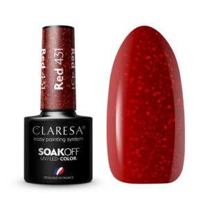 CLARESA vernis hybride  red 431 -5G