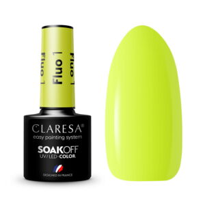 CLARESA  vernis hybride fluo N°1 -5G