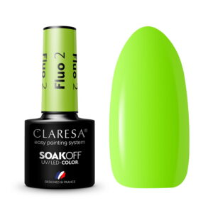 CLARESA  vernis hybride  fluo N°2 -5G