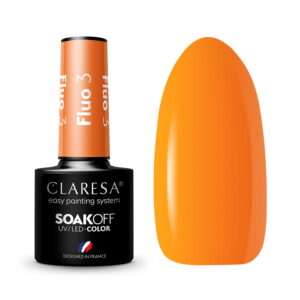 CLARESA  vernis hybride  fluo N°3 -5G