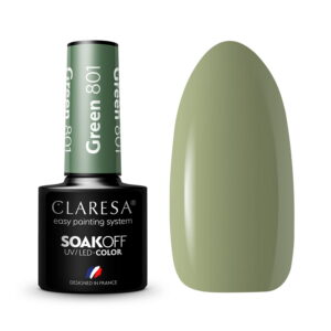 CLARESA  gel POLISH  green 801 -5G