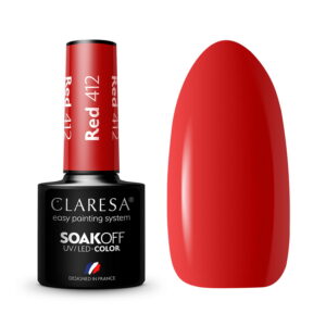 Vernis à ongles hybride Claresa ROUGE 412 - 5 g