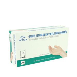 GANTS JETABLESEN VINYLE NON POUDRES 7/S
