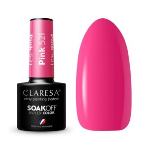 CLARESA vernis À ONGLES HYBRIDE PINK 521 -5GR
