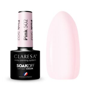 CLARESA vernis À ONGLES HYBRIDE PINK 502 -5GR