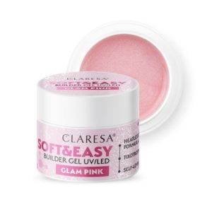 SOFT & EASY GEL DE CONSTRUCTION glam pink 12G "SANS LIMAGE"