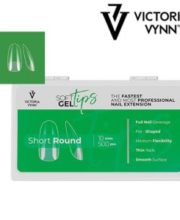 Capsules américaines Short Round SOFT GEL TIPS Boîte 500pcs