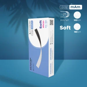 Limes Jetables Double Face PapmAm Mix EXPERT (Couche De Mousse Souple) (25 Pcs/50 Pcs)