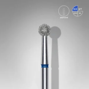 Foret À Ongles Diamanté, « Boule », Bleu, Diamètre De La Tête 4 Mm