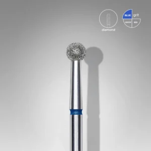 Foret À Ongles Diamanté, « Boule », Bleu, Diamètre De La Tête 3.5 Mm
