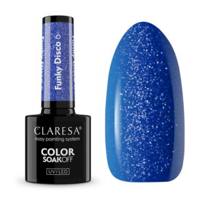 CLARESA VERNIS À ONGLES HYBRIDE FUNKY DISCO 6 BLUE BEAT -5G