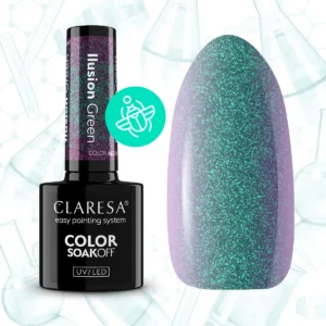 Claresa Vernis à Ongles Hybride ILUSION VERT 5g